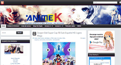 Desktop Screenshot of anime-k.com